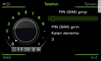 PIN (SIM) girme